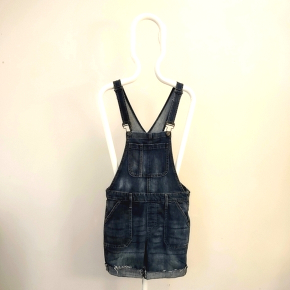 Gap Denim Cut Off Overalls  Small - Picture 14 of 14